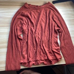 Red orange sweater